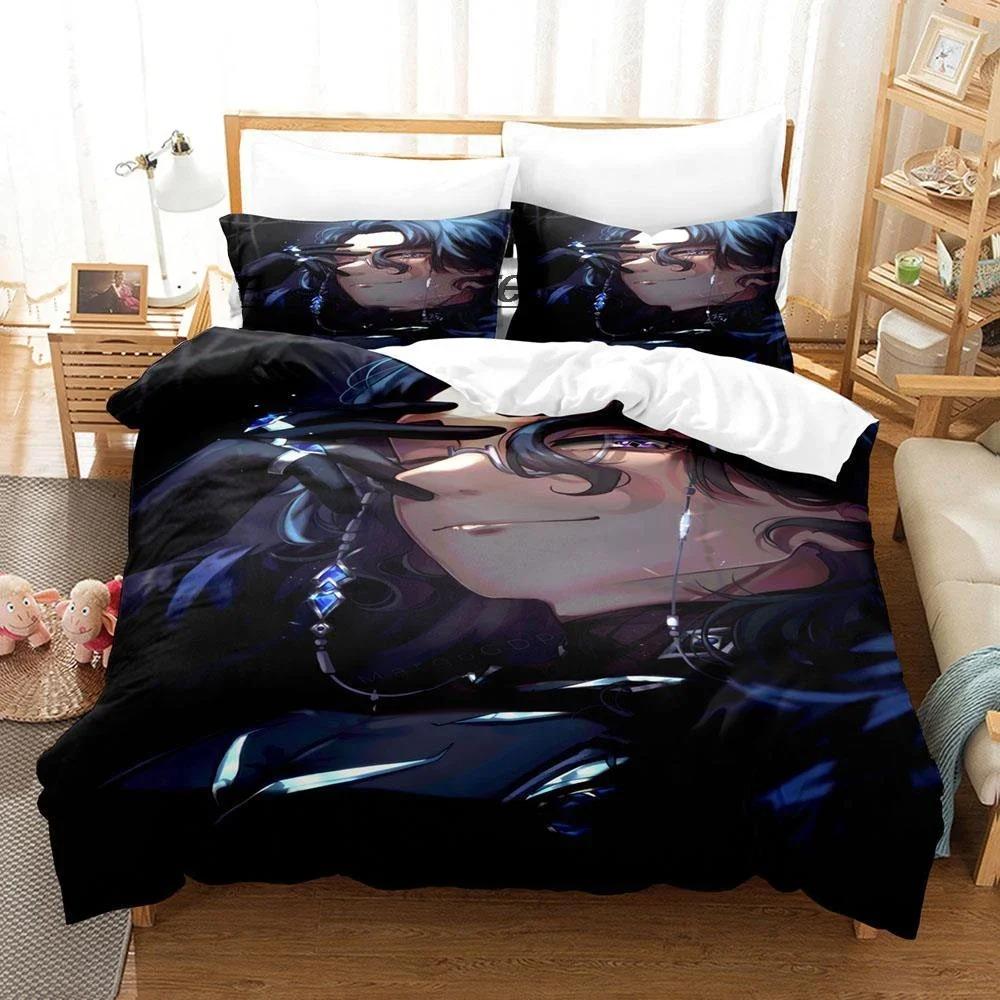 3D Print Kawaii Genshin Impact Pantalone Single Twin Full Queen King Size Aldult Boys Bedroom Duvet Cover Sets Cartoon
