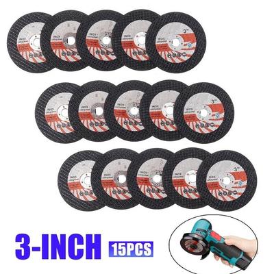 15 Stück Mini-Trennscheibe Rundharz-Schleifscheibe 75 mm für Winkelschleifer Schleifen Schleifscheibe
