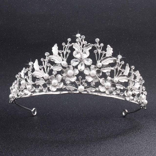 Miallo European Classic Princess Tiaras And Crowns Austrian Crystal Headpieces Wedding Hair Jewelry For Bride Hairstyle