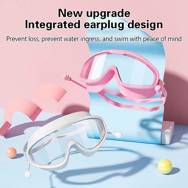 Lunettes de plongée professionnelles, étanches et antibuée, à grande monture, populaires en ligne, pour adultes