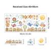 Children's Room Wall Stickers Cartoon Animals on Train Airplane Hot Air Balloon Wall Decals Baby Nursary Kindergarten Decoration