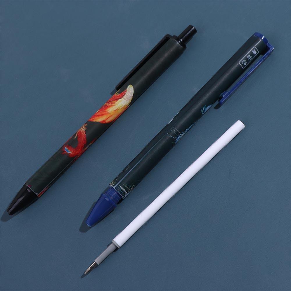 4pcs/set Four Beasts Neutral Pen Chinese Ancient Style Signature Pen Ancient Style Gel Pen  Student
