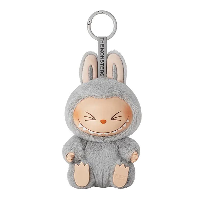 

POP MART Labubu The Monsters - Have a Seat Vinyl Plush Blind Box, Holiday Birthday Gifts, Single Box серый