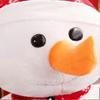 25cm Plush Christmas Snowman Shaped Doll Toy Creative Shaped Toy Cartoon Pacify Doll(white) - DSW