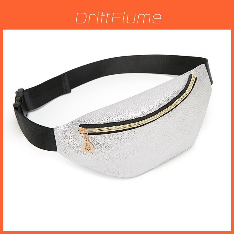 Compact And Chic Travel Hip Bag For Women With Zipper Closure And Pocket