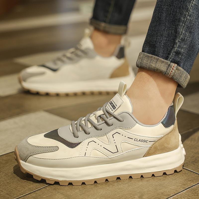 Men's Shoes Breathable All Match Mesh Shoes Casual Sports Trendy Shoes Running Versatile Lightweight Rebound Running Shoes