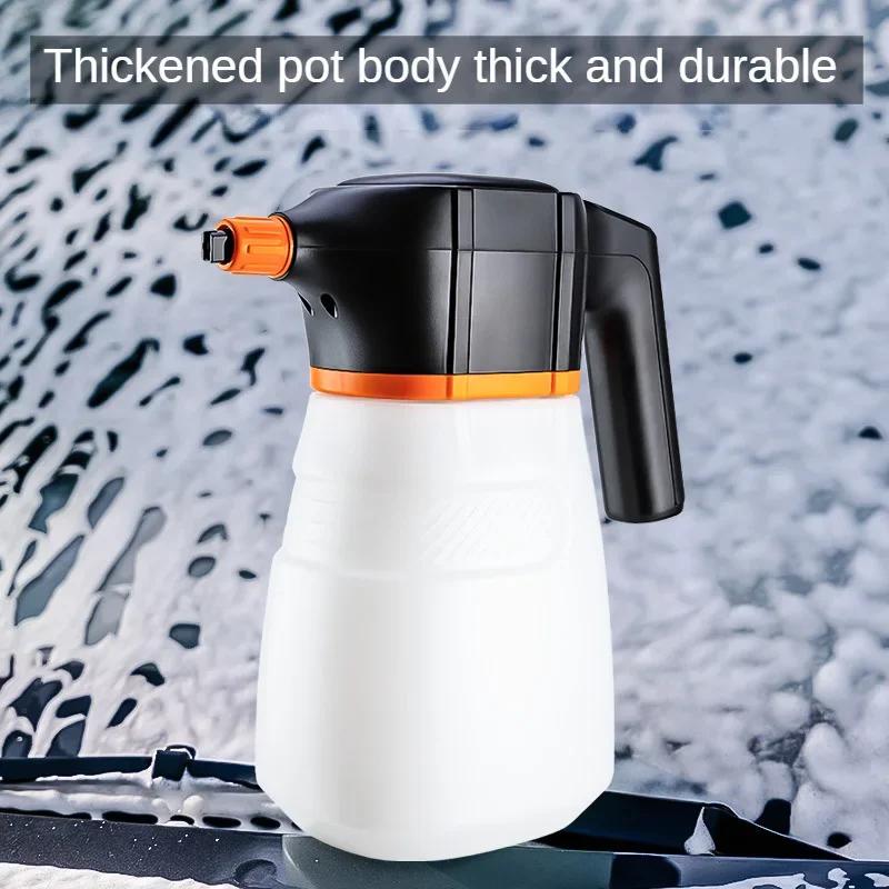 DIY Electric Foam Sprayer Foaming Pump Sprayer USB Rechargeable Lithium Auto Wash Battery Cleaning Tool Auto Accessories Amagi
