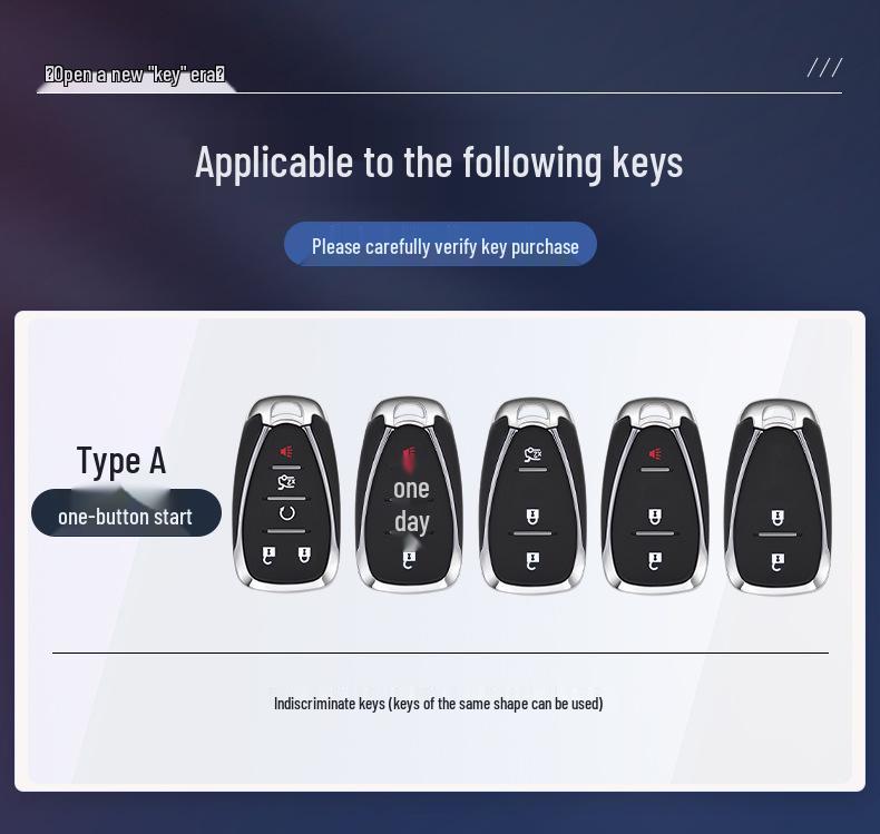 Chevrolet nyckelfodral: Malibu XL, Equinox RS, Trax, Cavalier, Cruze, Blazer