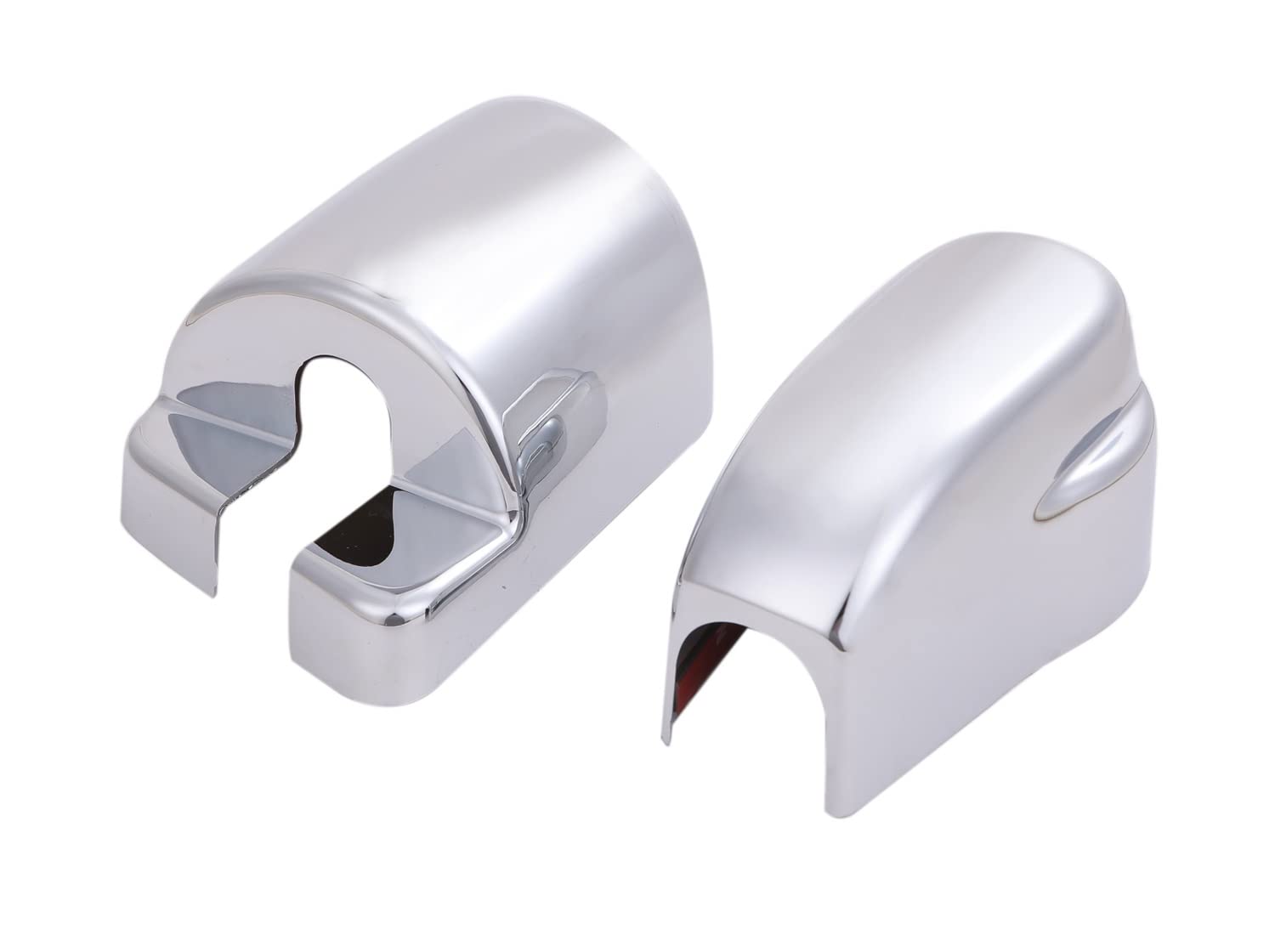 

Isuzu Five Star Giga Chrome Mirror Base Left and Deco Art Custom Aftermarket Stays, Covers, Right, 2-Piece Set, Truck, Truck, Truck, Parts, (Silver