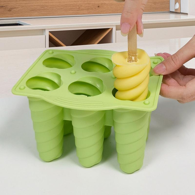 Silicone Ice Cream Mold Reusable Popsicles Making Mould Kitchen Handmade Gadgets