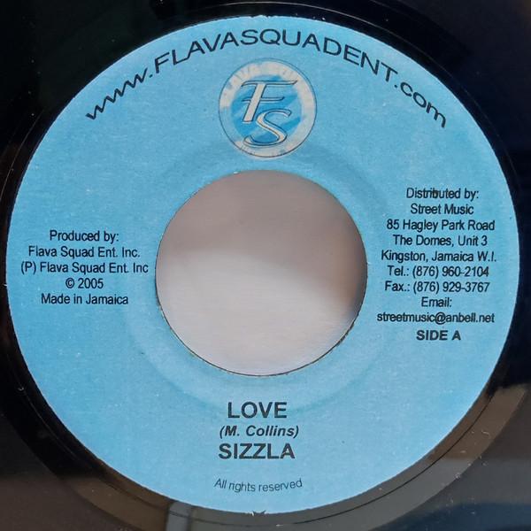 

7inch Record SIZZLA / NATURAL HIGH - Love / Positive Energy NONE Flava Squad Ent 2005 Jamaica Reggae, Ska & Dub Used