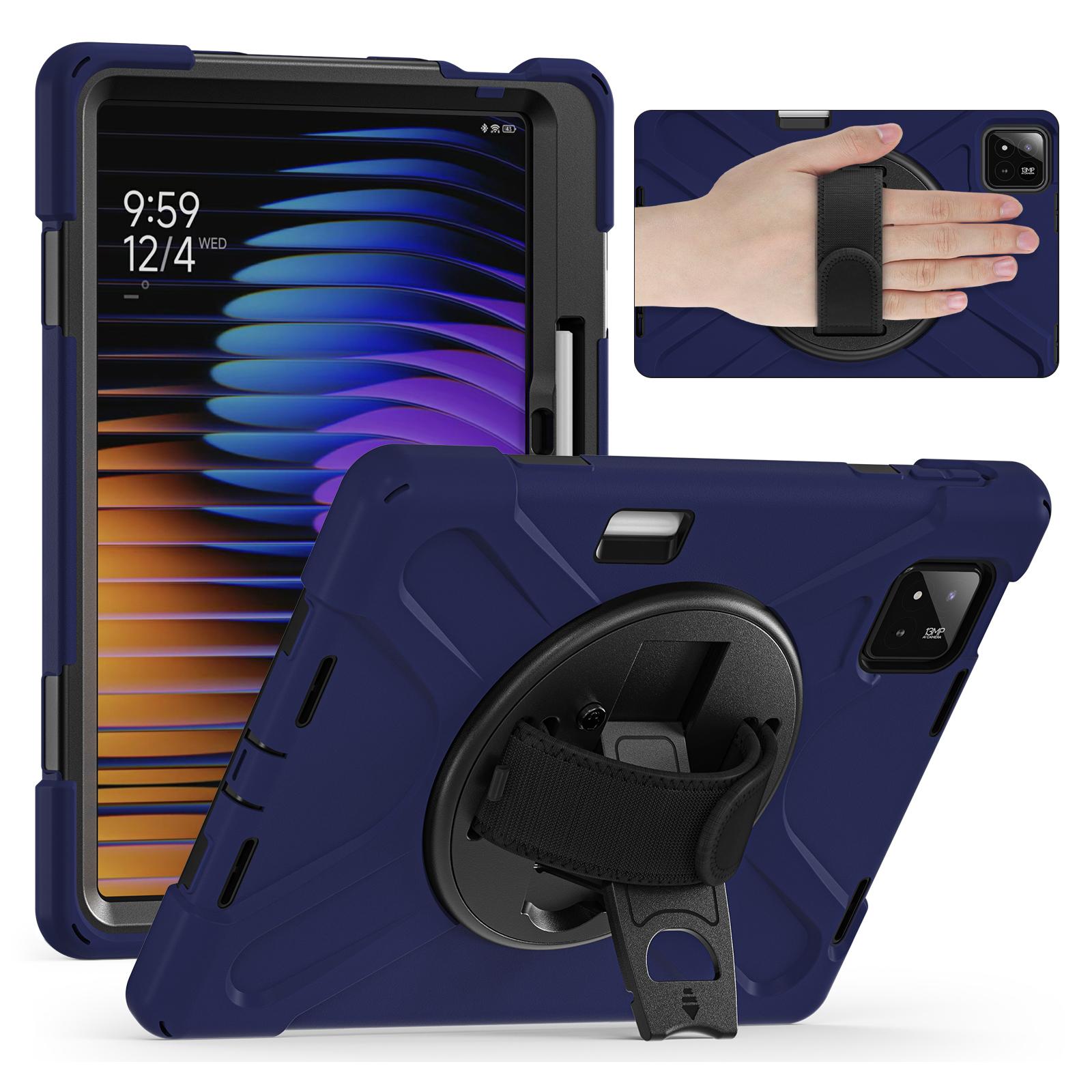 

Для Xiaomi Pad 7 Чохол ТПУ+ПК+Силікон Підставка Протиударний Чохол для Планшета Black