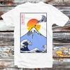 Great Wave Off Kanagawa Fuji Mountain T Shirt B1243