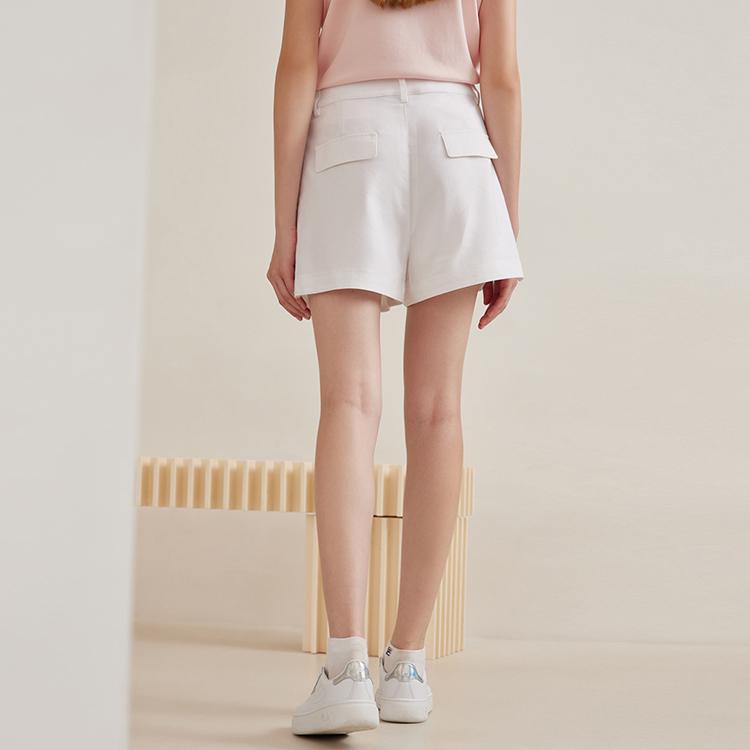 New FILA Casual Shorts Women's Standard White F11W123891F-WT