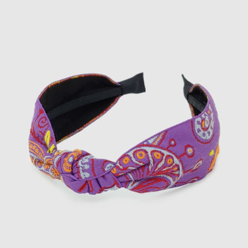 LALA Importiertes Ethno-Haarband - L/VIOLETT