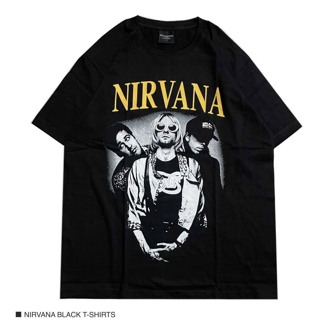 26 NIRVANA L T-shirt Rock Band T Kurt Cobain Unisex T-Shirt XL