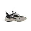 Li Ning Kids Sports Lifestyle Series Comfortable Fashion Versatile Low-Top Casual Shoes Kids Casual Shoes Black Silver YKCV074-11