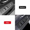 For Honda CR-V CRV 2023-24 Carbon Fiber ABS Window Lift Panel Switch Cover Trim