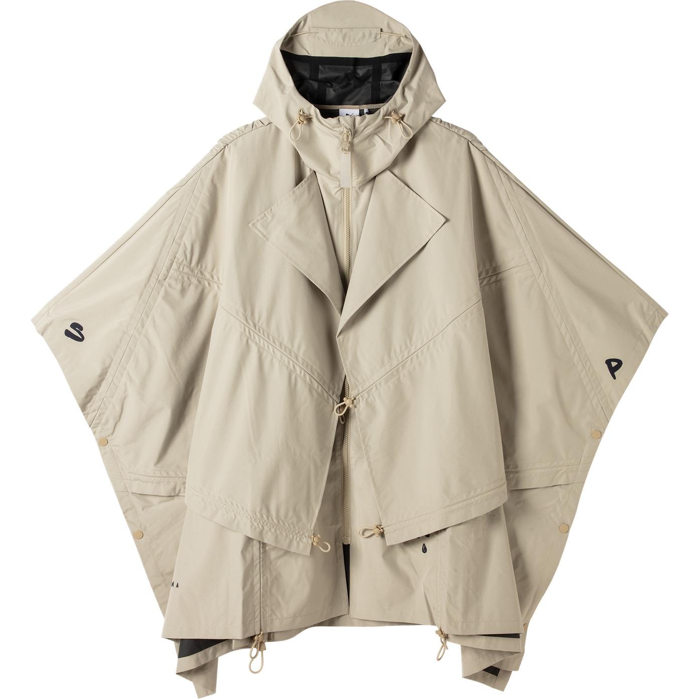 Puma Skullpanda Fashion Comfortable Lightweight Hooded Cape Unisex Capes Off-White 534707-64 S