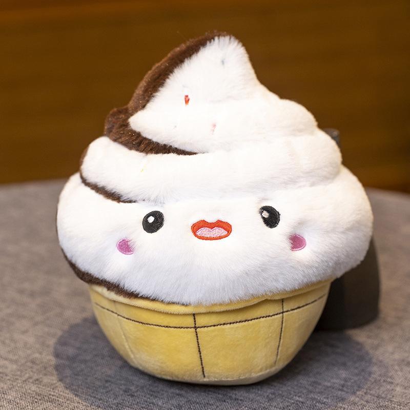 Simulated Cute Cake Series Doll Pillow Cherry Strawberry Cookies Birthday Cake Plush Toys Children's Gifts
