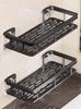 Portasapone a Ventosa Scaffale da Bagno Scaffale per Bagno Alluminio Spaziale Senza Foratura Scaffale Pensile Organizzatore da Bagno Appendi al Muro