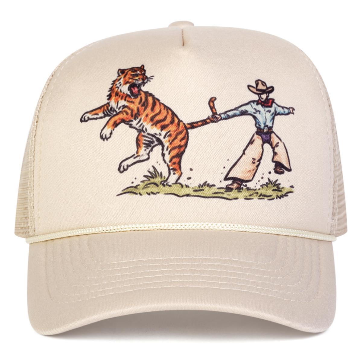 

Unisex Tiger Embroidery Baseball Net Caps Spring Summer Outdoor Adjustable Casual Hats Sunscreen Hat Sports Cap