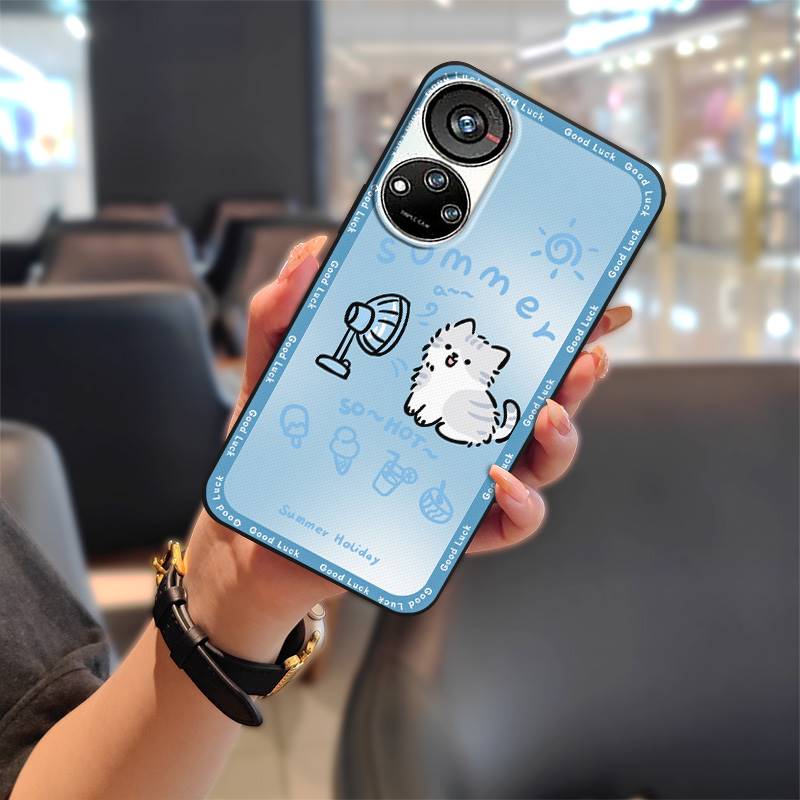 Graffiti Shockproof Phone Case For ZTE Blade V40S/Axon40 SE TPU Full Wrap Protective Anti-dust Back Cover Cute Durable