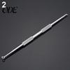 Non-Slip Stainless Steel Pimple Popper Acne Blackhead Removal Needle Tool Silver