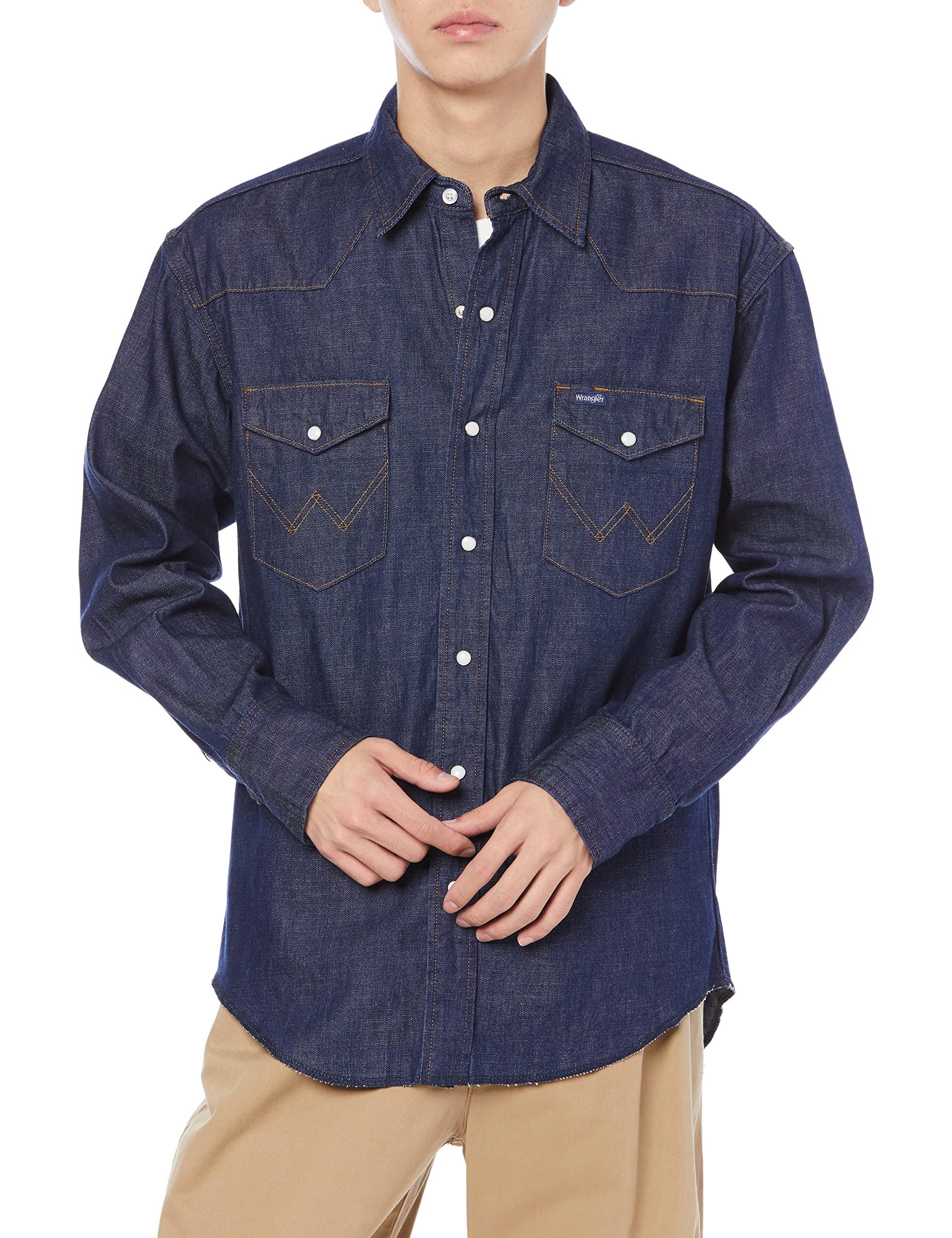 Западная джинсовая рубашка