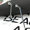 Simple Asymmetric Geometric Five-pointed Star Earrings Earrings and Earrings Temperament Long Accessories Exaggerated Earrings for Women