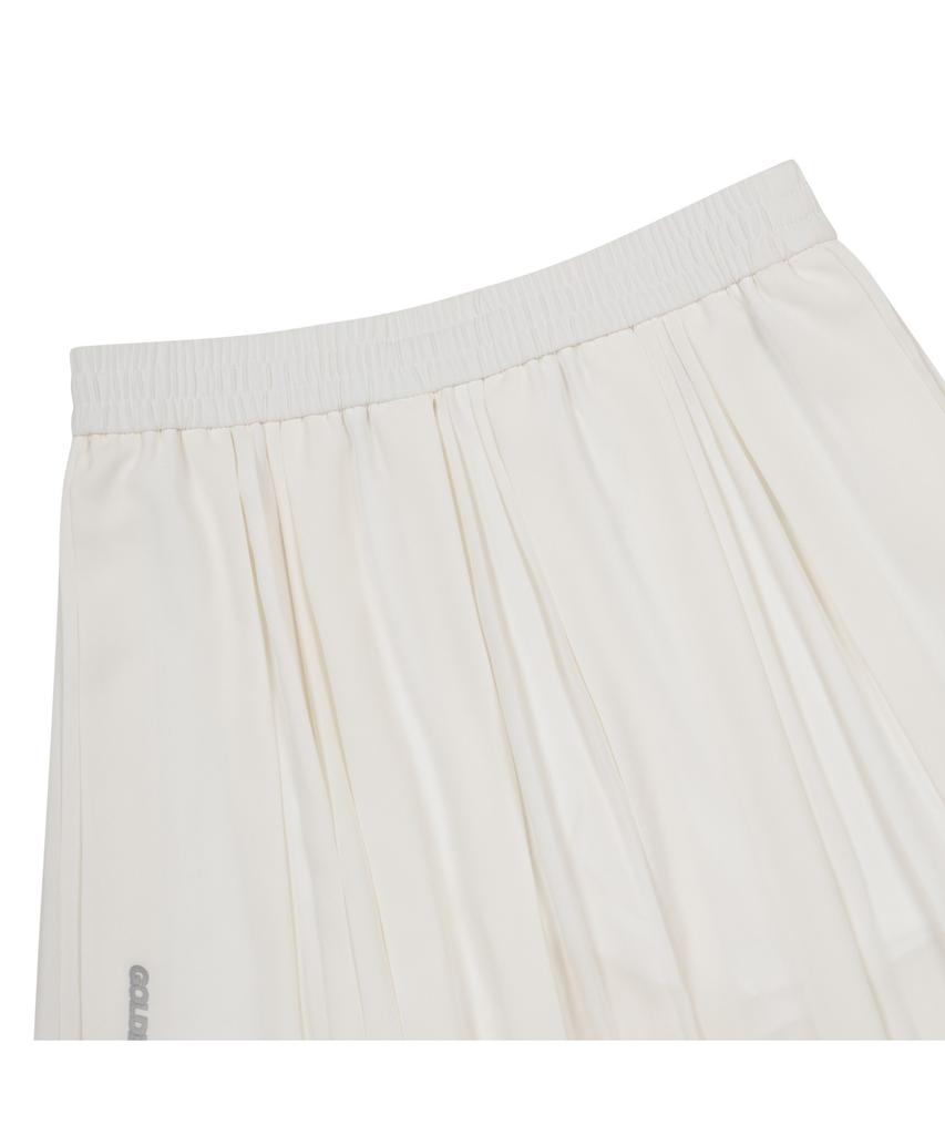 Goldeunbeeo (Women) Reflective Pleats Skirt G5Kcw25701Ivx
