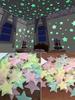 New Luminous 3D Stars Dots Wall Sticker for Kids Room Bedroom Home Decoration Glow In The Dark Star Decal Fluorescent Stickers