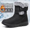 Snow Boots Men's and Women's Same Winter Velvet Thickened Cotton Boots Thick-soled Large-size Outdoor Warm Cotton Shoes Women's