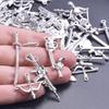 102030Pcslot Silver Color Metal Weapon Sword Gun Charms For Jewelry Making Supplies Random Mix Handmade Bow And Arrow Pendant