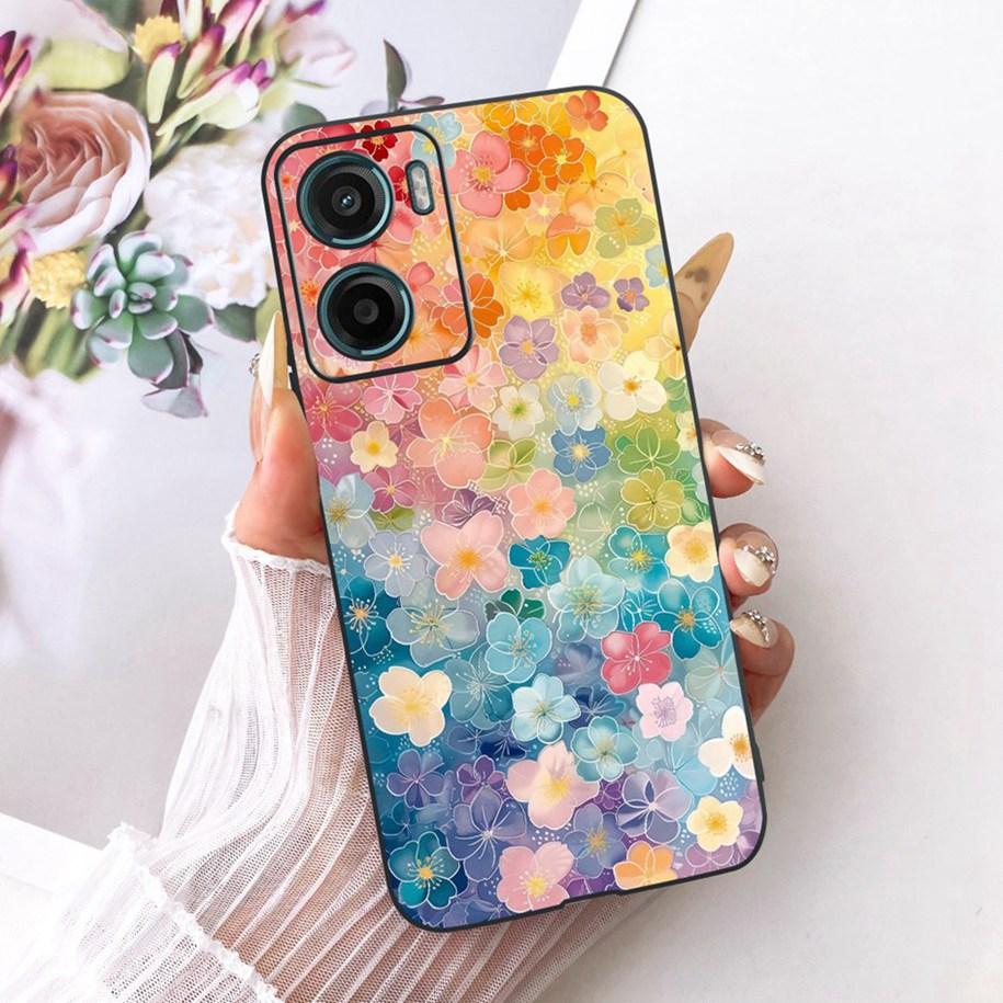 

For Motorola Moto G06 2025 Case XT2535-1 XT2535-2 New Fashion Flower Funda Soft Silicone Phone Cases For Moto G05 G06Power Cover Moto G05