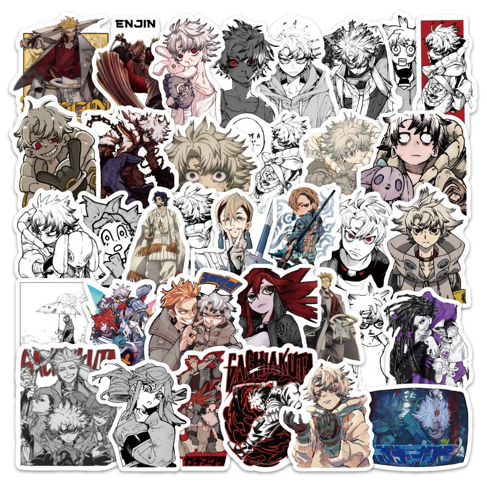 60PCS GACHIAKUTA Stickers Japanese Anime Luther Character Cartoon DIY Decorative Notebook Luggage Waterproof Stickers Kids Toy
