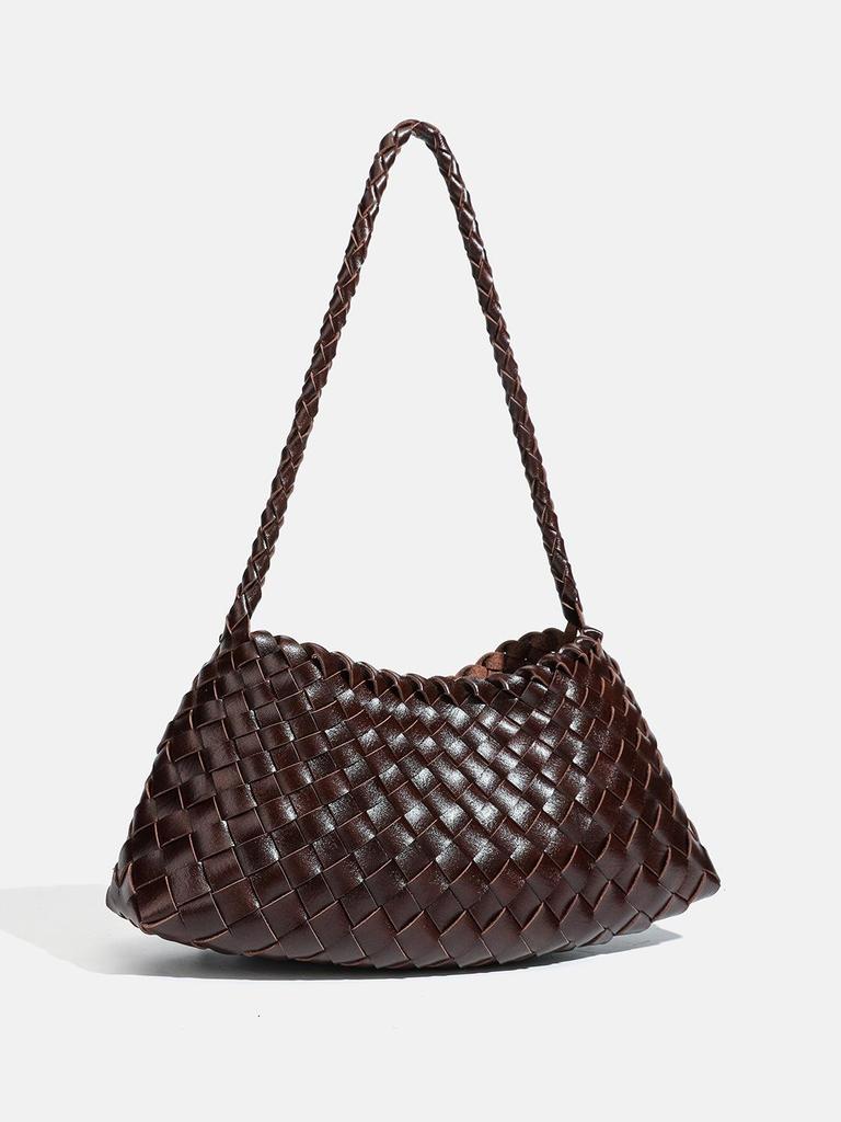 Borsa a Spalla Intrecciata Versatile Fatta a Mano Estate 2026 - Stile Resort Francese per Donna