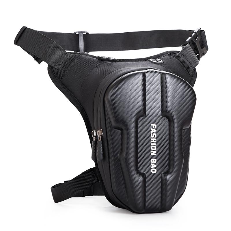 Unisex Motorcycle Leg Bag – Waterproof with Hard Base, Adjustable Strap for Biking & Outdoor Rides
