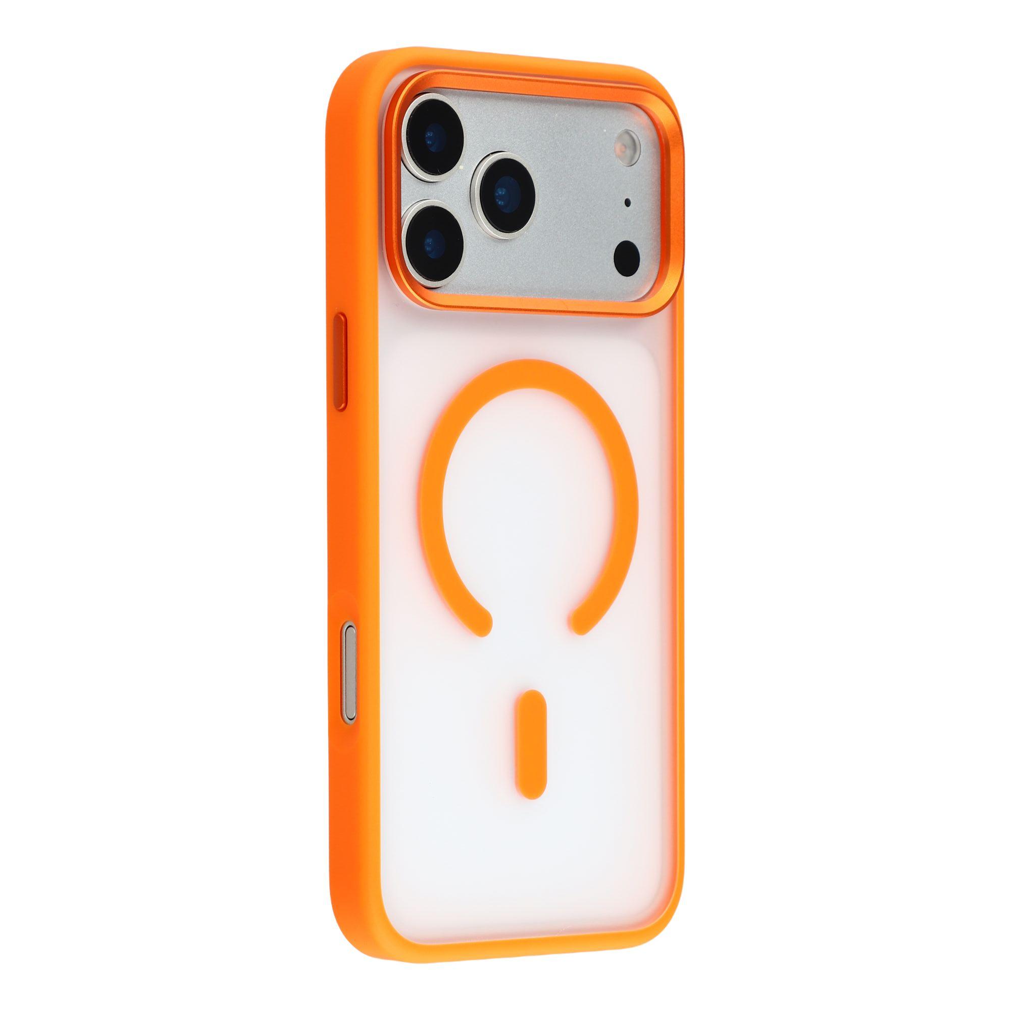 

MUTURAL For iPhone 17 Pro Max Case Compatible with MagSafe TPU + PC Phone Cover with Metal Camera Frame