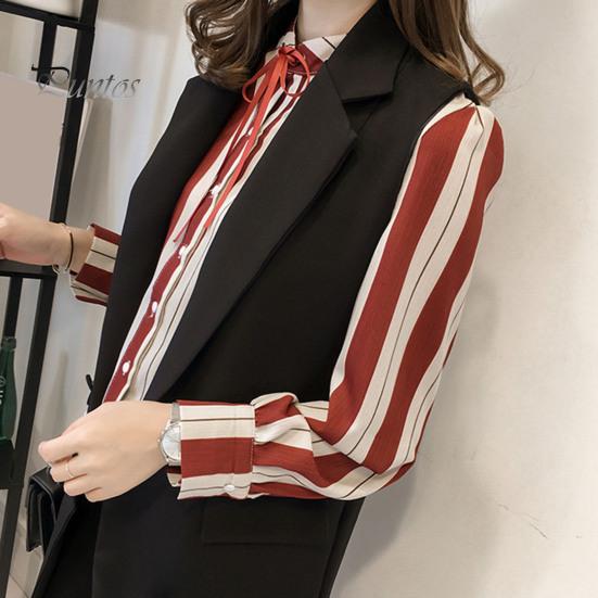 Podzim Jaro Ženy Vesta Stahovací límec Dvouřadý Volný Bez rukávů Délka Kapsy pod kolena Cardigan Jednobarevné Vesta na denní nošení