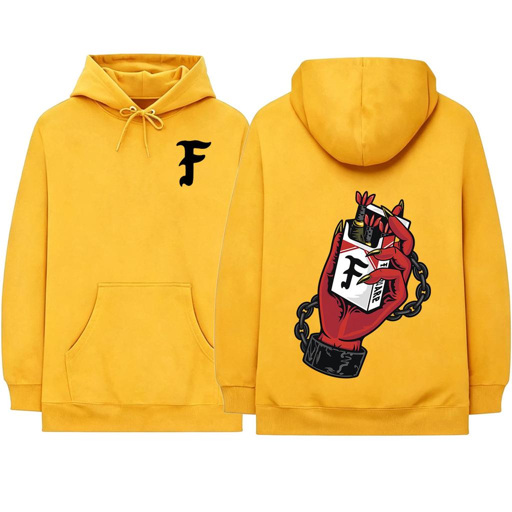 Forward Observations Group Skeleton Hoodies Clothing Fashion Gothic Long Sleeves Oversized Hooded Sweatshirts Streetwear