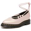Dr. Martens Damskie Voss Hydro Skóra Czarne Białe Sandały na Platformie z Paskiem 41090650