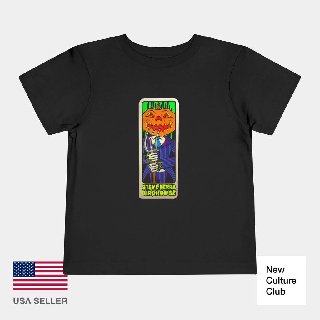 Birdhouse Berra Skateboarding Vintage Retro 90s Skate T Shirt Print Toddler