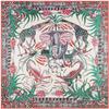 130cm Twill Silk Scarf Women Luxury Brand Giraffe Elephant Design Square Scarves Large Bandana Kerchief Hijab Female Head Scarf