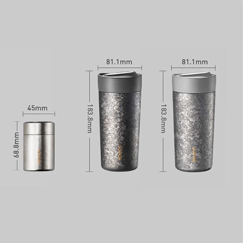SUPOR Pure Titanium Smart Temperature Display Insulated Cup