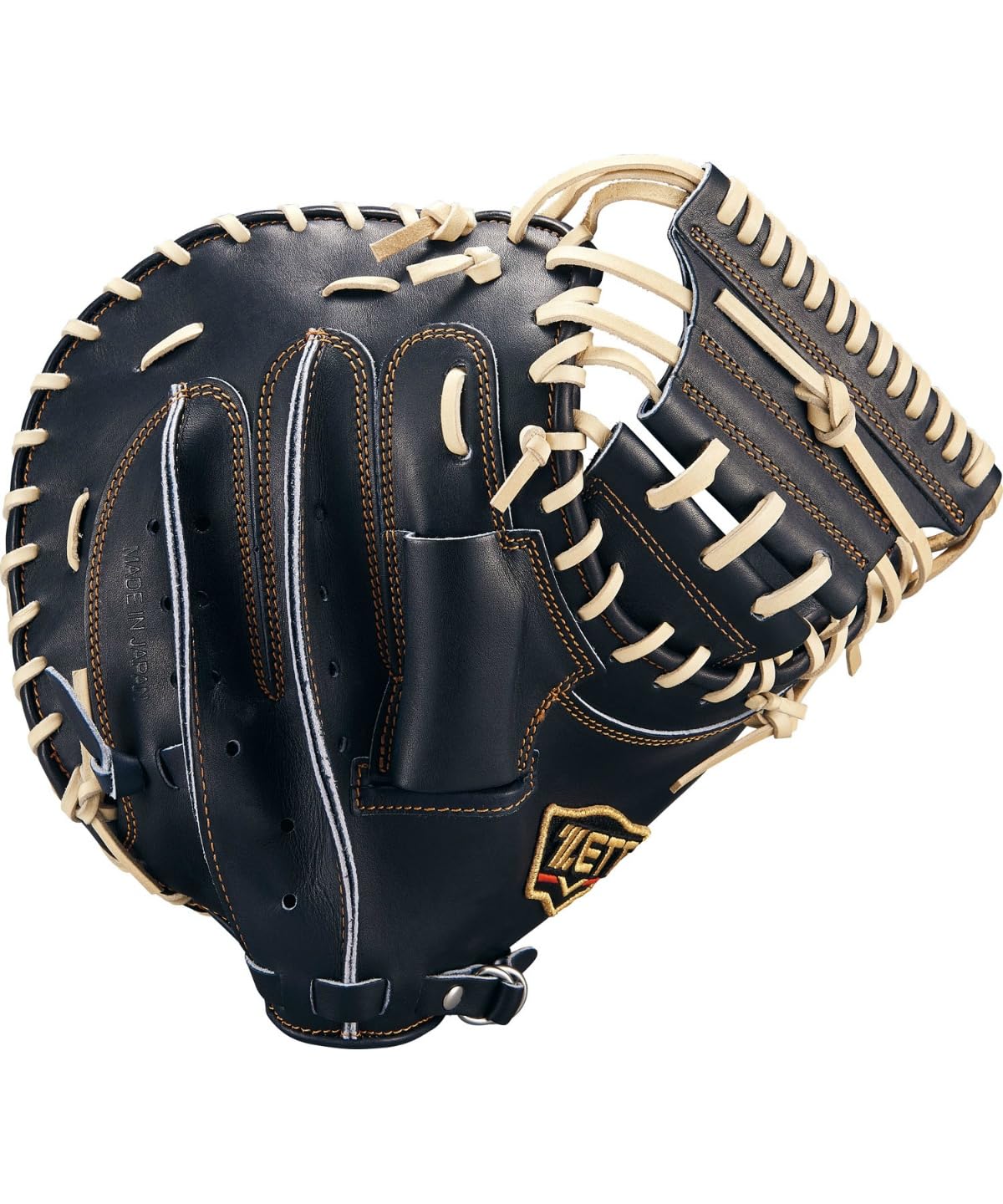 

ZETT Pro Status Hard Baseball Made in BPROCM520G Catcher s Mitt, Black/Pastel (1932N), Horizontal, Japan,