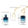 1Pcs Black Cap Dyed Cylinder Empty Bottle Car Essential Oil Diffuser Fragrance Air Freshener Scent Perfume Bottle Ornament