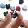 20pcs Acrylic Imitation Stone Heart Beads 14mm Love Spacer Loose Bead for DIY Necklace Bracelet Jewelry Making Supplies