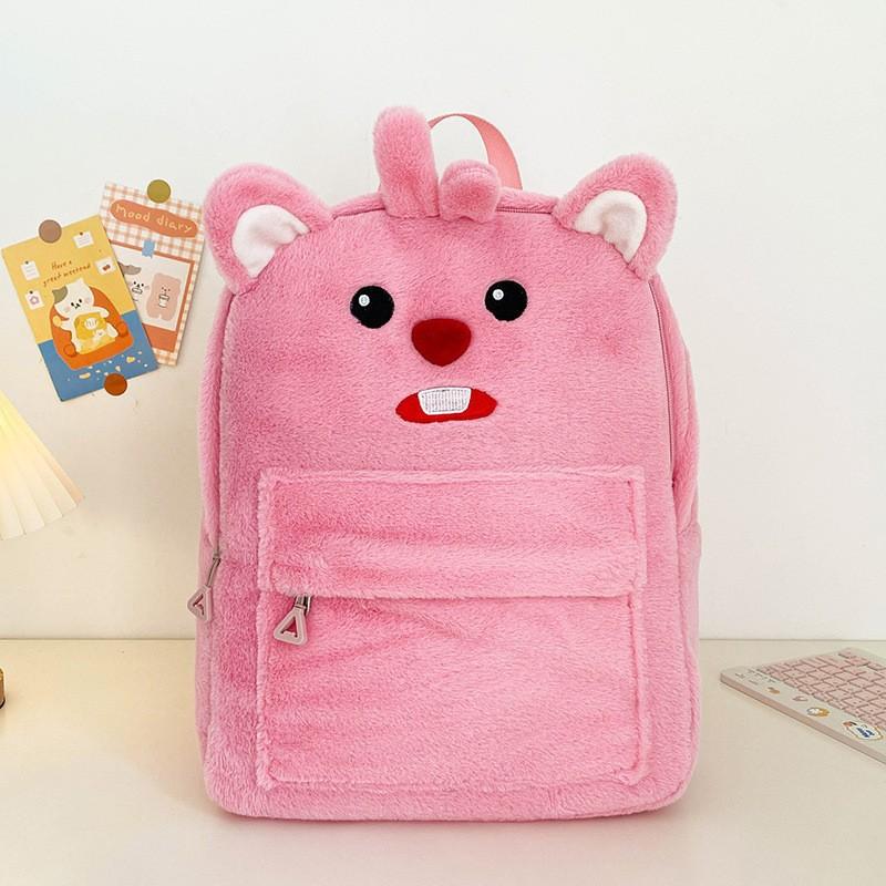 Loopy Backpack Themed Anime Peripheral Handbag Plush Toy Cute Doll Cartoon