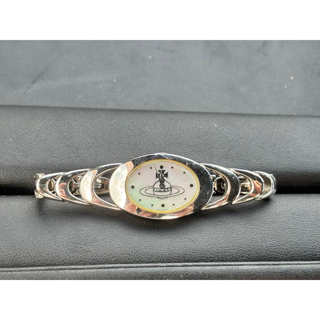 Used [Final Price Lower] Vivienne Westwood Shell Dial Orb Ladies Watch